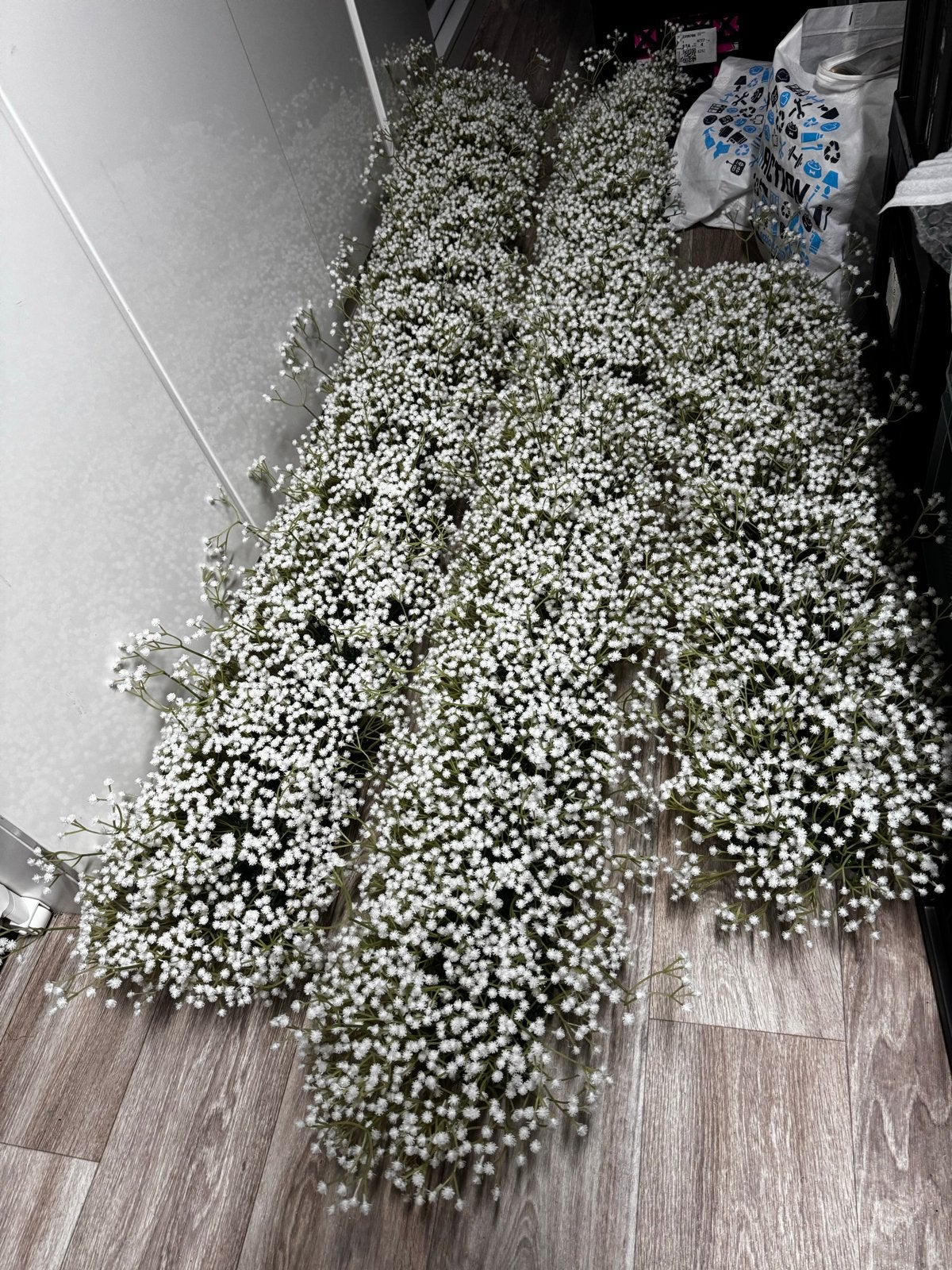 Te koop 4x Gipskruid Bloemstukken - 1x 2m, 3x 1m, Ophalen of Verzenden, Nieuw