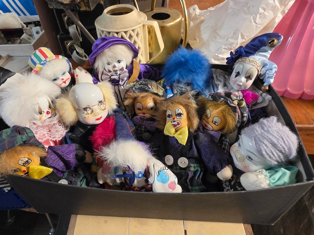 Porseleinen clowns, Verzamelen, Beelden en Beeldjes, Ophalen of Verzenden, Zo goed als nieuw, Dier