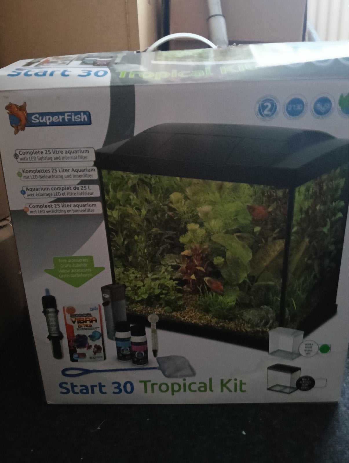 Kleine aquarium, Dieren en Toebehoren, Ophalen, Zo goed als nieuw, Leeg aquarium