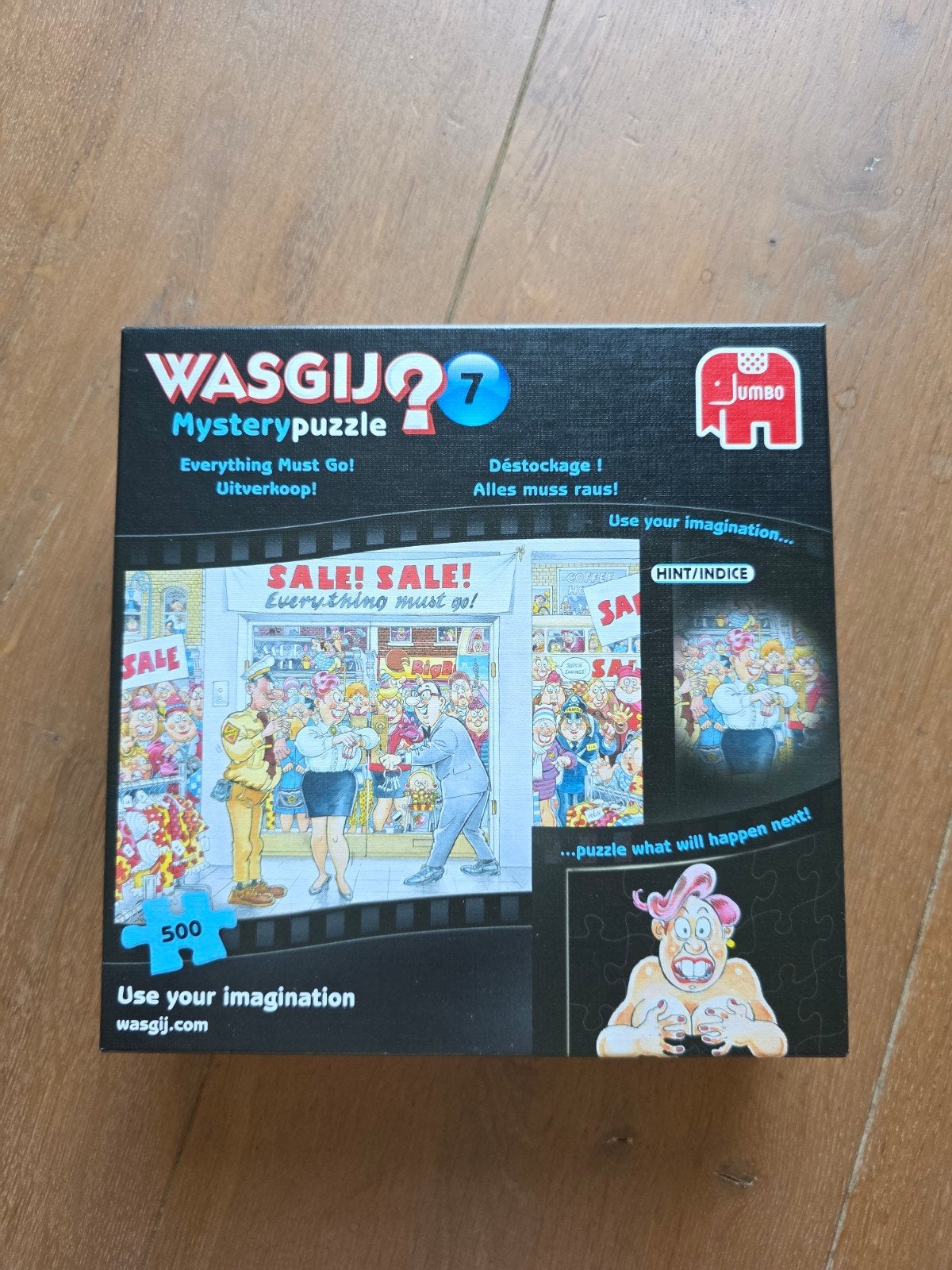 wasgij mystery puzzel, Ophalen, 500 t/m 1500 stukjes, Zo goed als nieuw