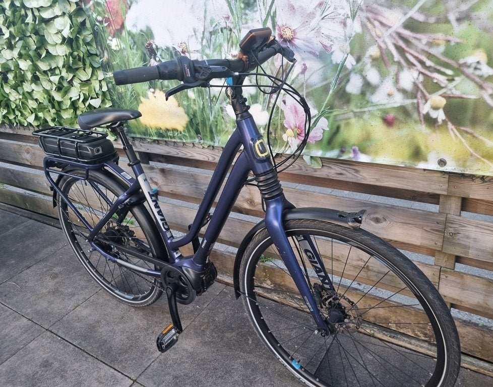 ebike giant prime E+ 50 cm yamaha middemotor 400 wh, Gebruikt, Versnellingen, 56 cm of meer, Giant
