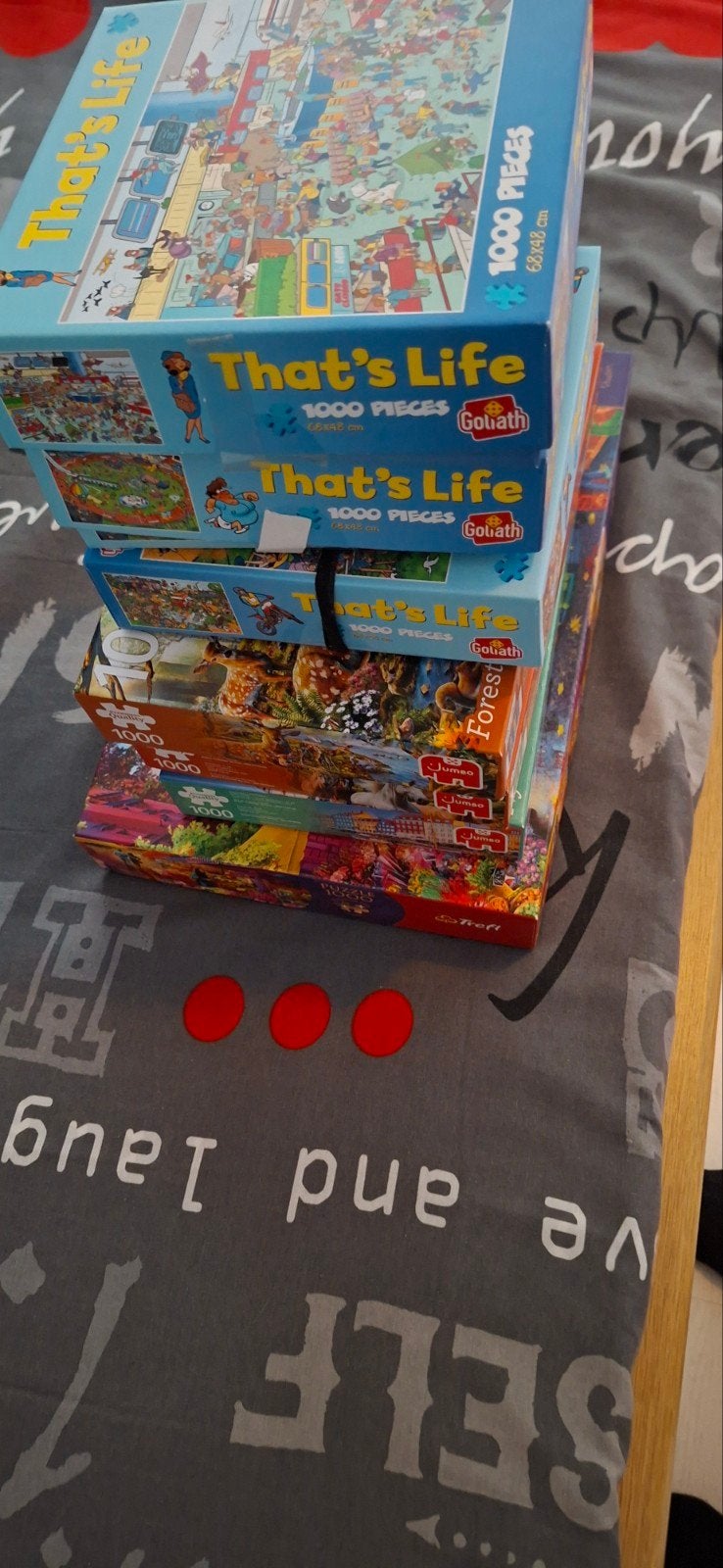 8 Legpuzzels van 1000 stukjes - Diverse thema's, Ophalen, 500 t/m 1500 stukjes, Gebruikt, Legpuzzel