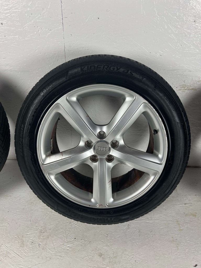 Originele Audi Q5 SQ5 velgen 19" 5x112 all-season set Q7, Gebruikt, Banden en Velgen, Niet ingevuld, Ophalen of Verzenden