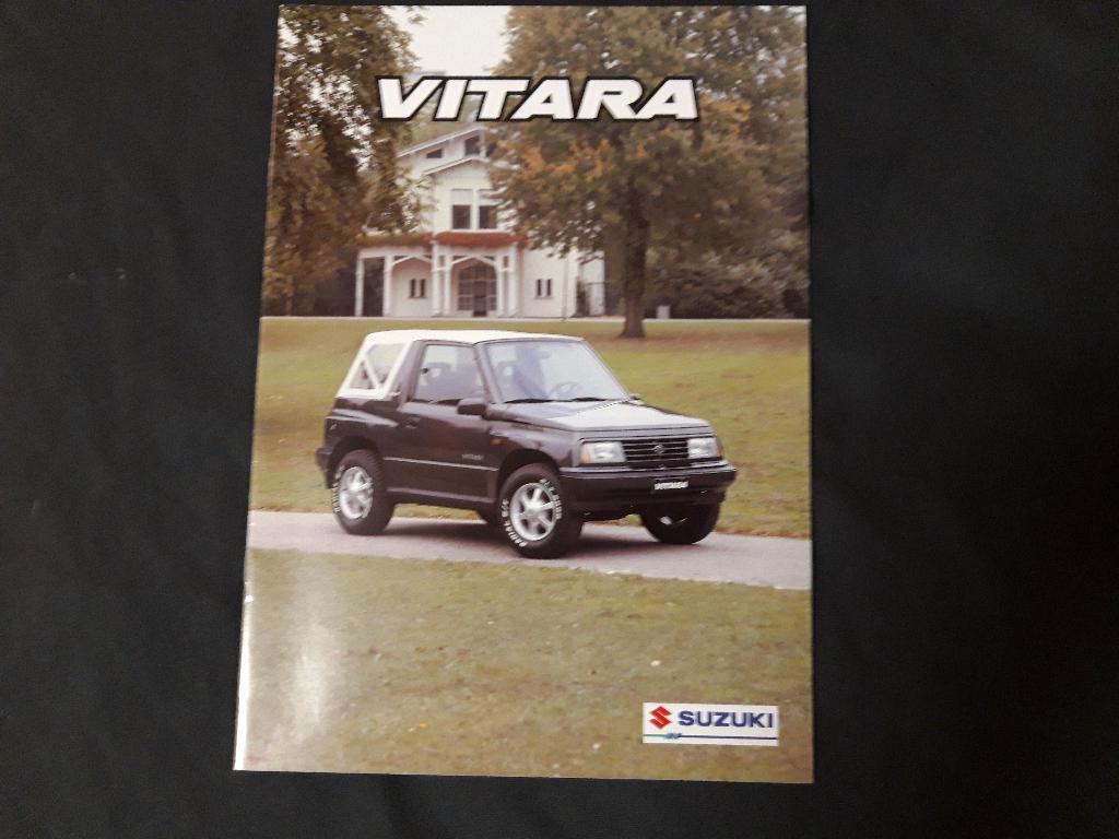 Suzuki Vitara Metal Top en Cabrio , folder Nederlands 1990, Ophalen of Verzenden, Overige merken, Suzuki, Zo goed als nieuw