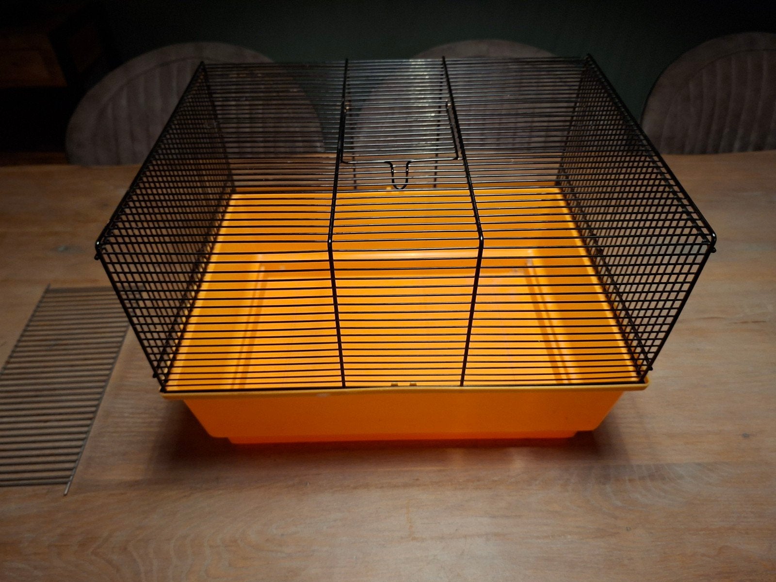 Hamsterkooi met accessoires voerbakje knaagdierenhok, Dieren en Toebehoren, Kooi, Gebruikt, Ophalen, Minder dan 60 cm