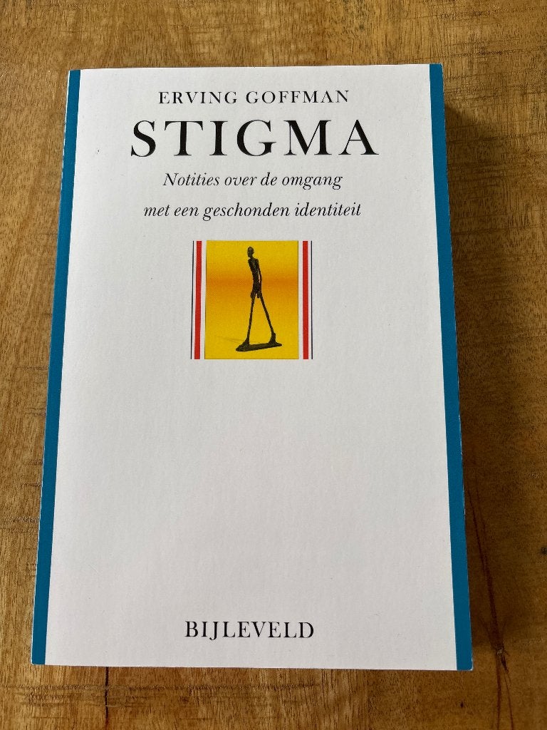 Stigma door Erving Goffman, Gelezen, Ophalen of Verzenden, WO, Gamma