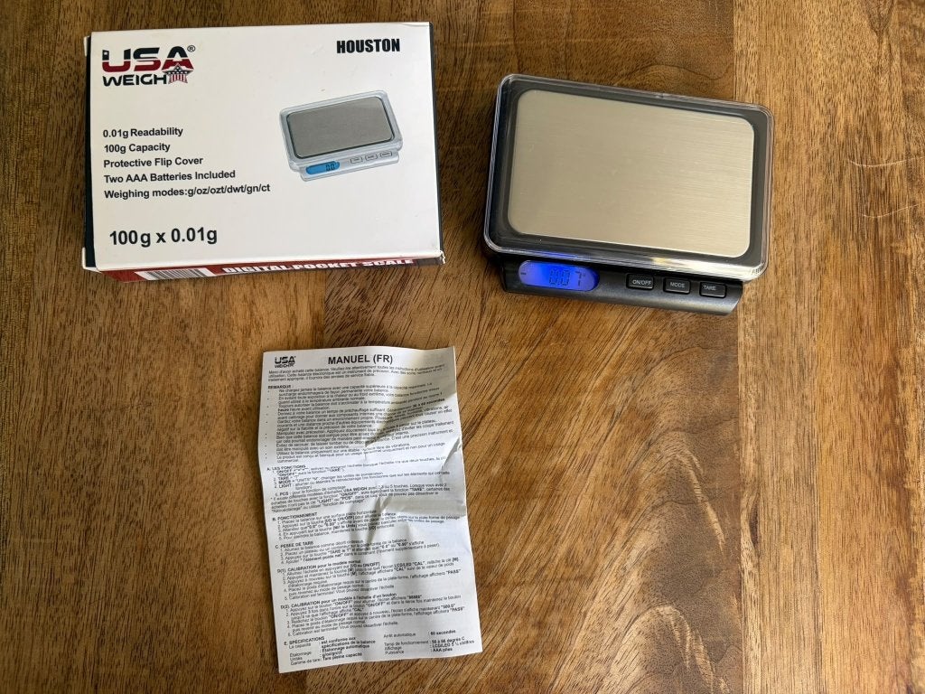 USA Weight, Houston precisie/ micro weegschaal, Minder dan 10 kg, Ophalen of Verzenden, Overige typen, Fijner dan 1 gram