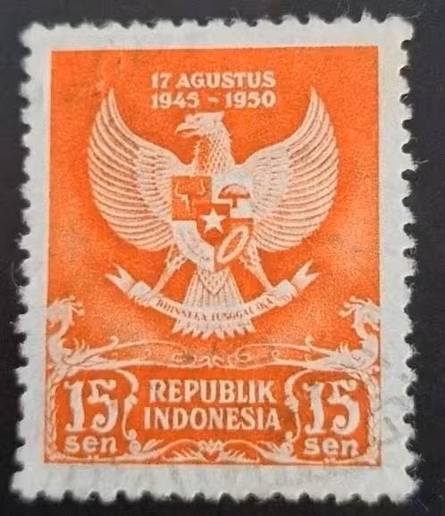 Indonesie 1950 - ZBL 64 - Proclamatie Republiek, Ophalen of Verzenden, Gestempeld, Zuidoost-Azië