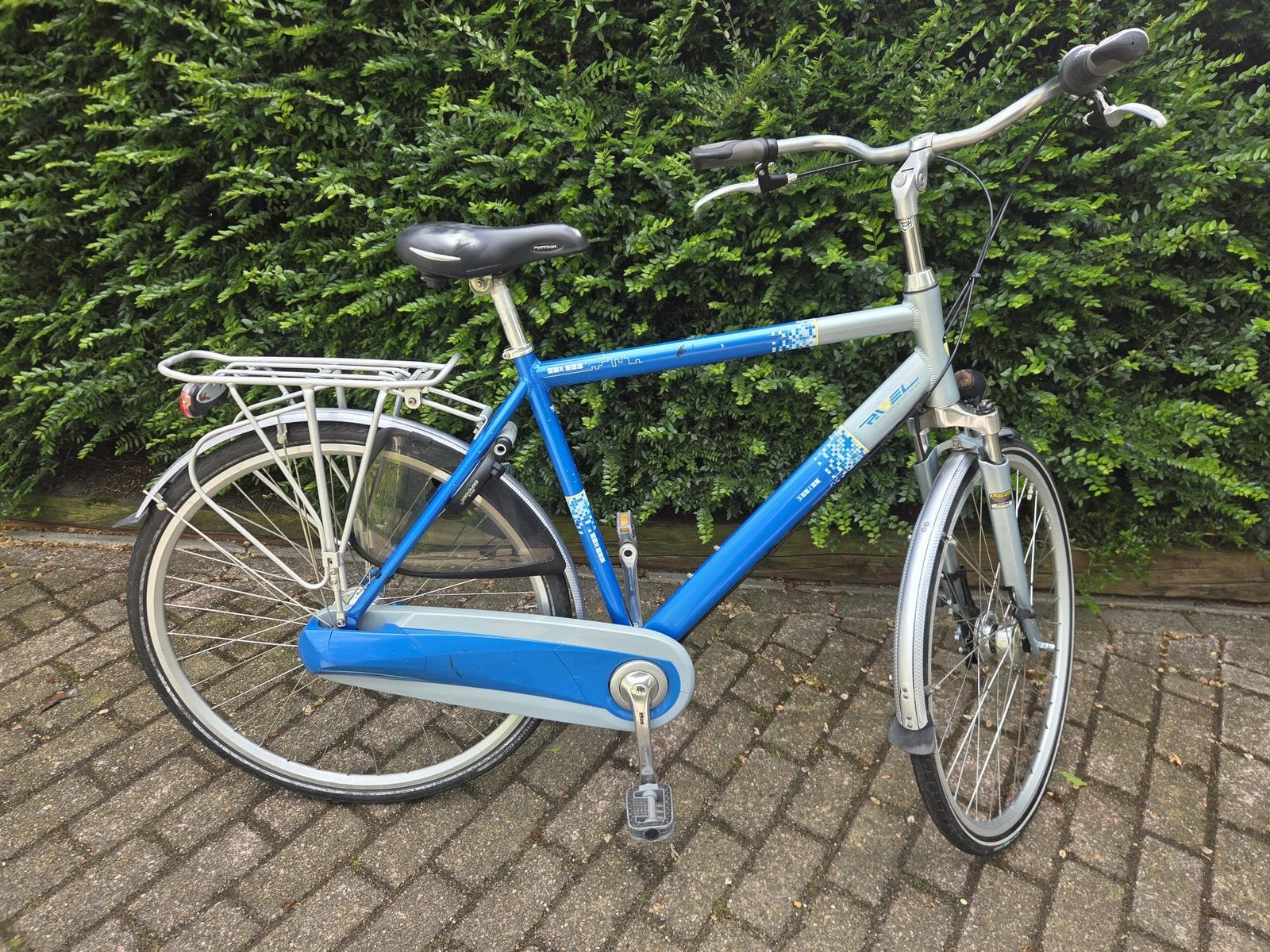 Union herenfiets, Framemaat 57 cm., Versnellingen, Zo goed als nieuw, 57 tot 61 cm, Trommelrem