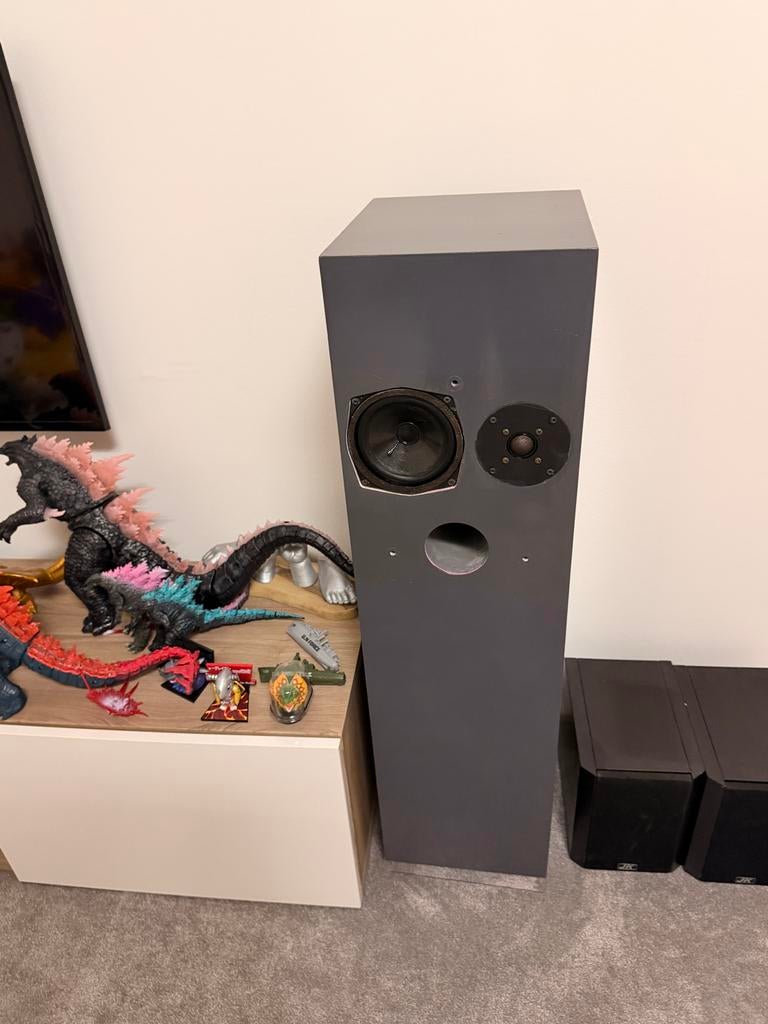 High-end JK Acoustics, 4 speakers, Gebruikt, Surroundset zonder subwoofer, 120 watt of meer, Ophalen