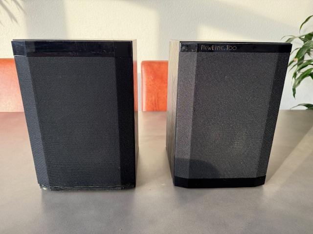 Megaton MT-100 / Newline 100 Hifi Speakers Vintage, Gebruikt, 120 watt of meer, Front, Rear of Stereo speakers, Ophalen