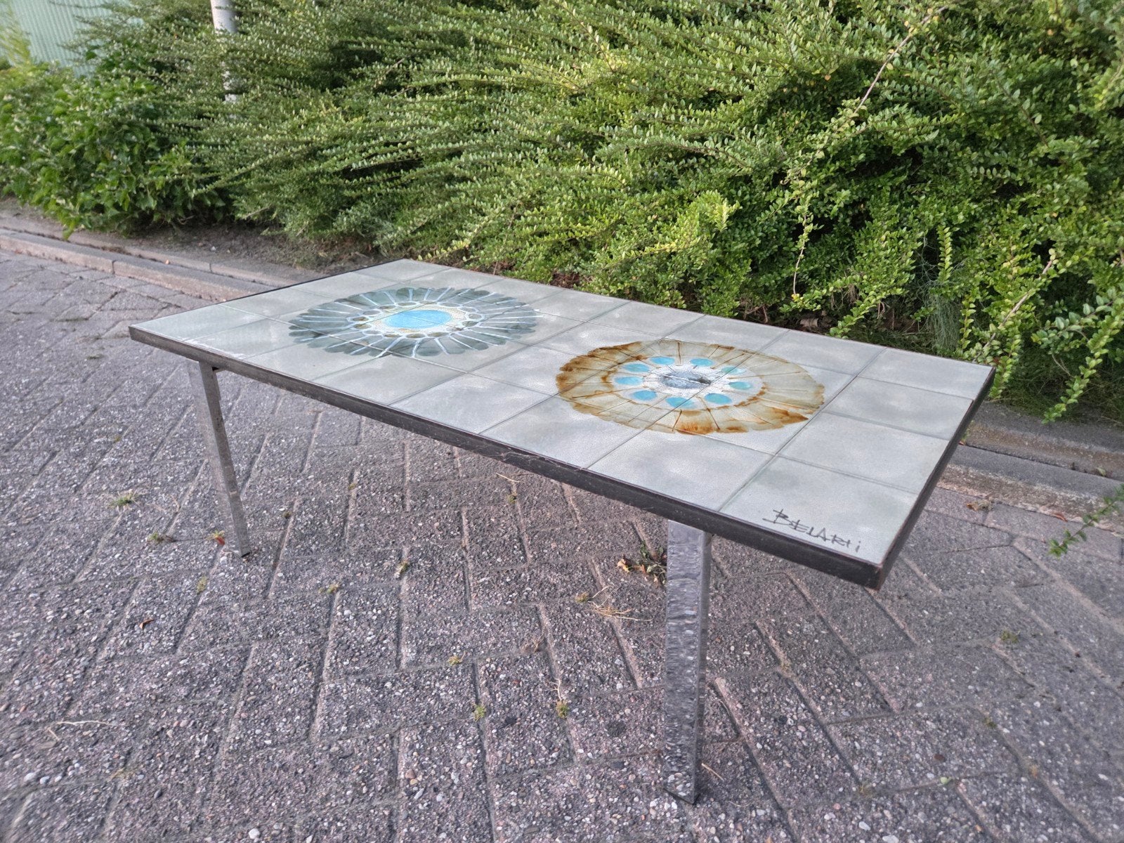 Authentieke vintage Belarti salontafel jaren 60 eyecatcher, Ophalen, Huis en Inrichting