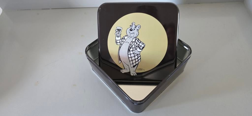 Vintage Droste Cacao Blik met Beer Motief, Ophalen, Gebruikt, Overige, Droste