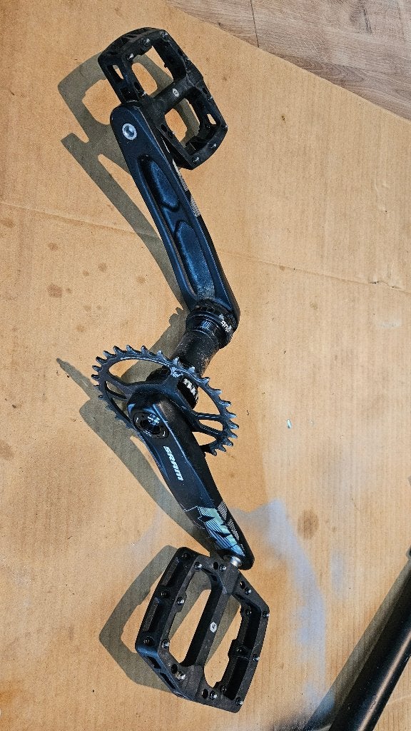 SRAM NX Eagle crankset incl. chainring, DUB bottom bracket, Crankstel of Pedalen, Elektrische fiets, Ophalen of Verzenden, Zo goed als nieuw