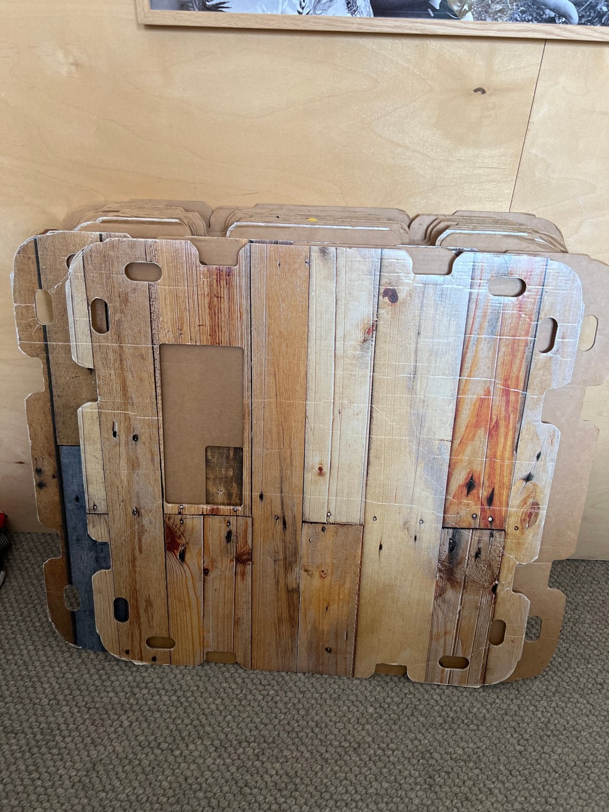 Fantasy Fort kartonnen platen voor hut - 16 stuks, Ophalen, Gebruikt, Overige merken