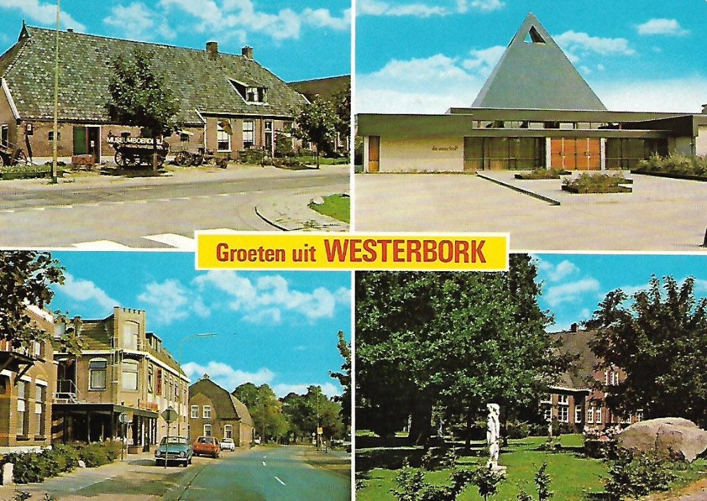 Westerbork- -4-luik., Ophalen of Verzenden, 1980 tot heden, Gelopen, Drenthe