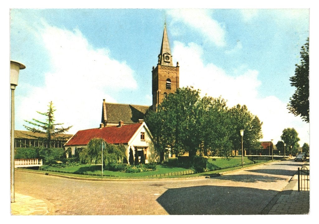 38197	s Gravendeel	ZH 1972 Kerkstraat  	Gelopen met zegel, Ophalen of Verzenden, 1960 tot 1980, Gelopen, Zuid-Holland
