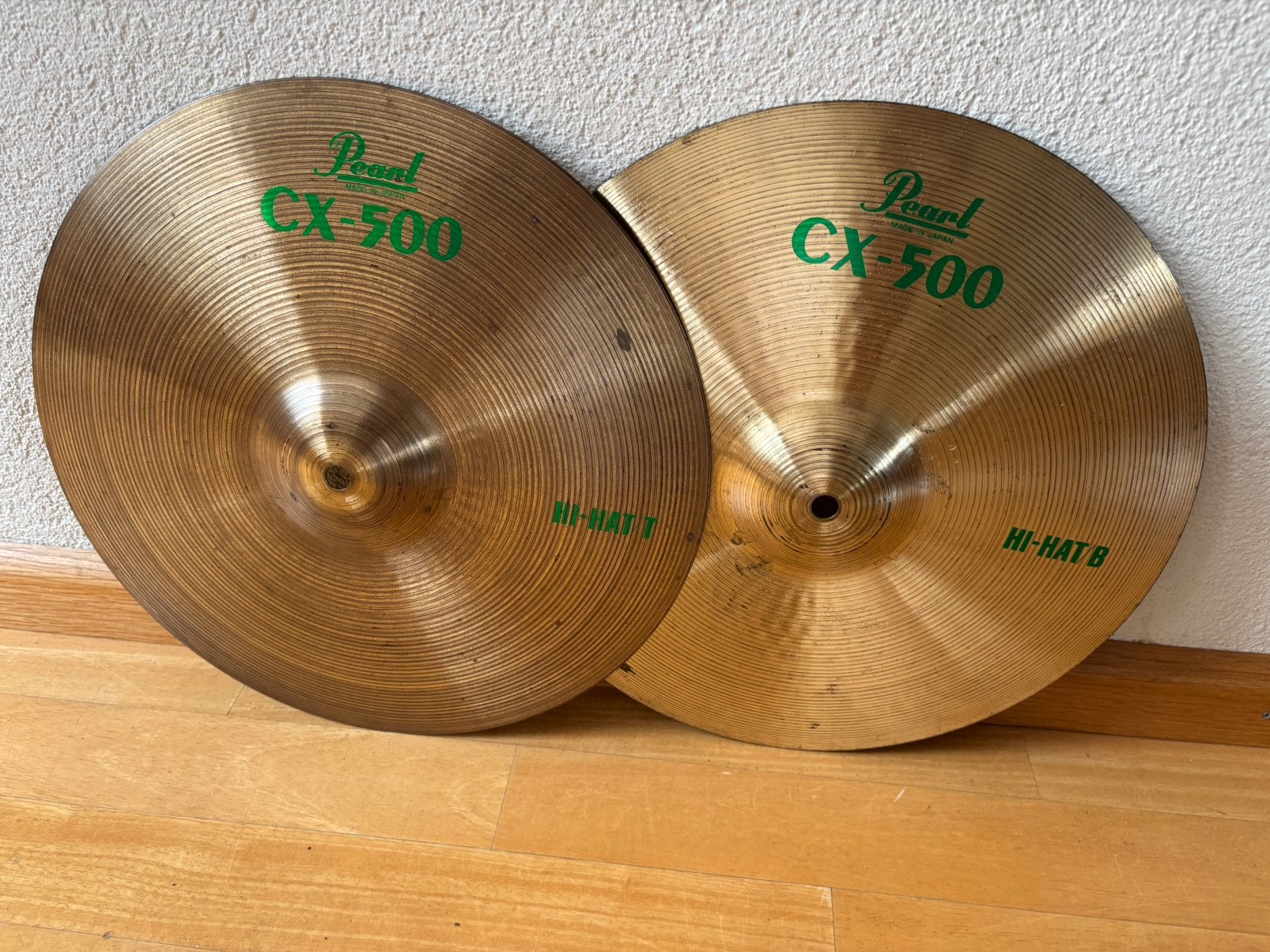 Pearl CX-500 14” hihat bekkens/ voor rock en jazz, Ophalen of Verzenden, Zo goed als nieuw, Melodische percussie
