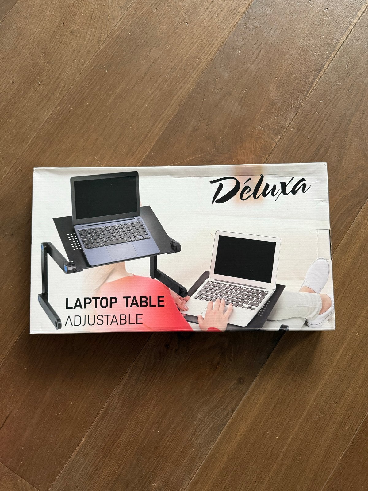 Déluxa Verstelbare Laptoptafel - Ergonomisch Design, Computers en Software, Laptoptafels, Ophalen of Verzenden, Nieuw, In diepte verstelbaar
