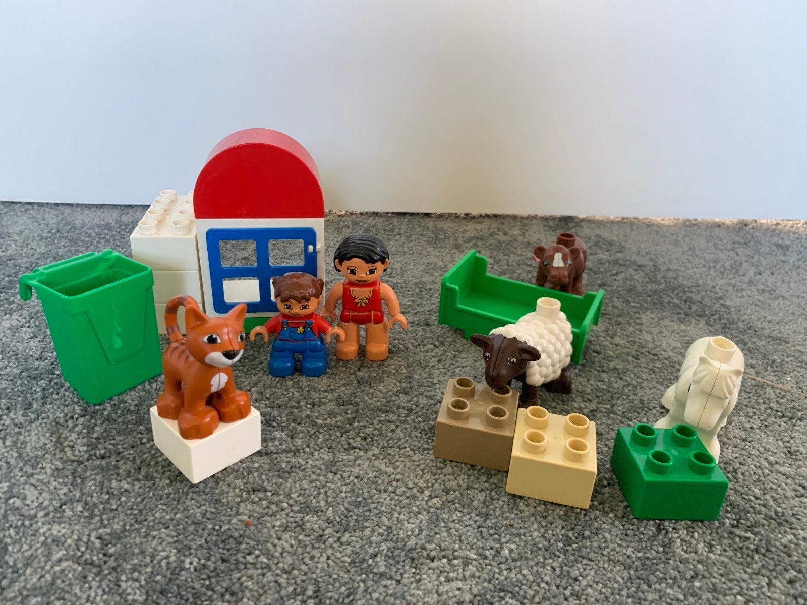Leuke Duplo Boerderij Set met Dieren en Poppetjes, Ophalen of Verzenden, Zo goed als nieuw, Duplo, Overige thema's