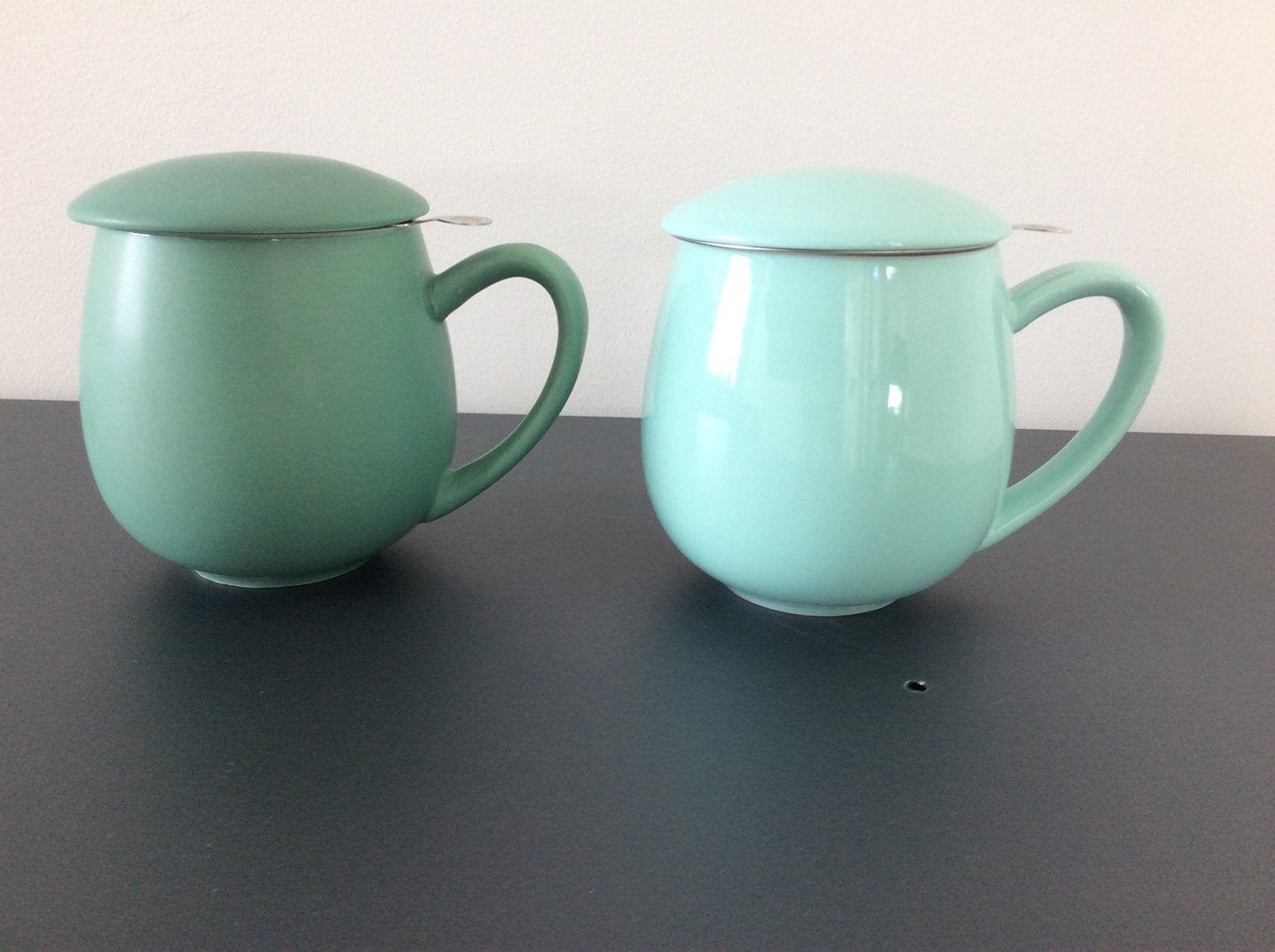 Theebeker of theepot met zeef, Nieuw, Modern, Porselein, Mok