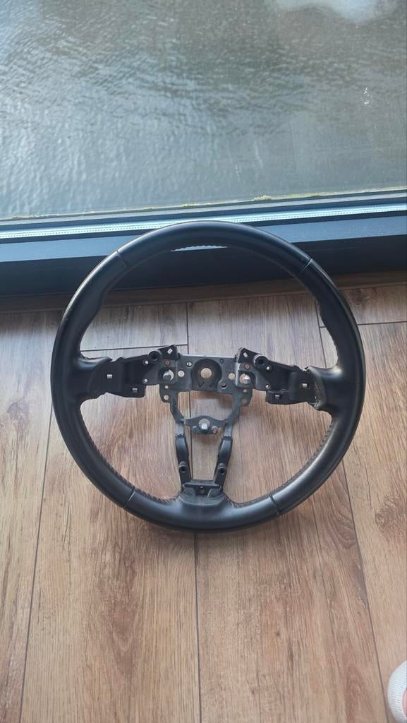 OEM mazda mx5 nd stuur zwart leer met rood draad, Auto-onderdelen, Besturing, Ophalen, Gebruikt, Mazda