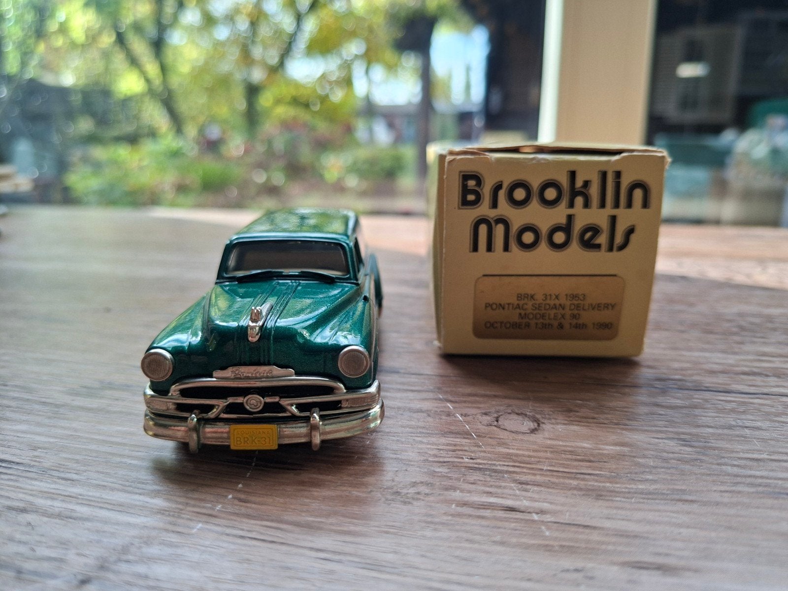 Brooklin collection, pontiac sedan delivery 1953, 1:43, Hobby en Vrije tijd, Ophalen, Zo goed als nieuw, Auto, Overige merken