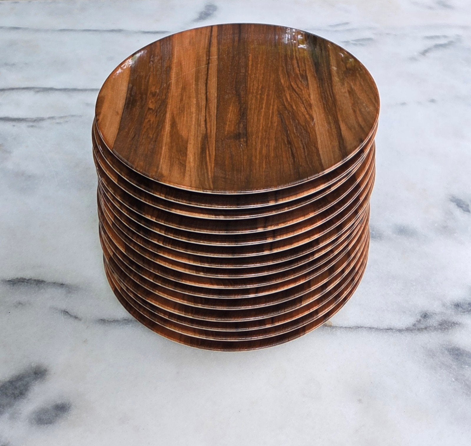 Arthur Krupp "Wood Essence" porseleinen Bord - 20 cm, Nieuw, Ophalen of Verzenden, Bord(en), Overige stijlen