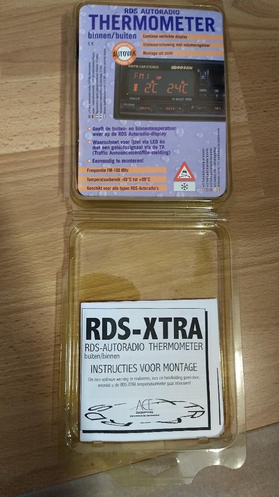auto thermometer, Ophalen of Verzenden, Nieuw