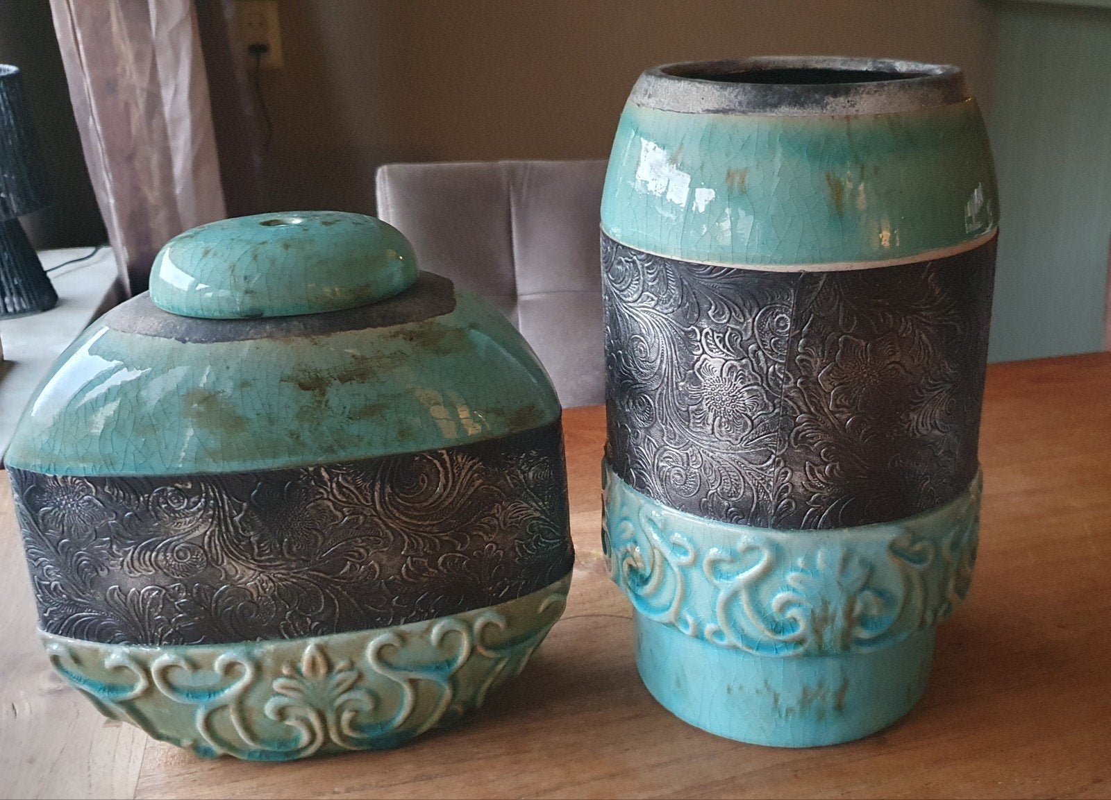 Decoratieve potten, Ophalen