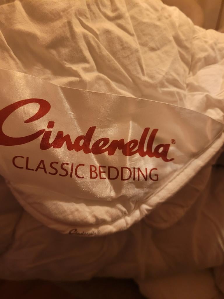 Cinderella dekbed 240x200, Ophalen, Tweepersoons, Wit, Deken of Dekbed