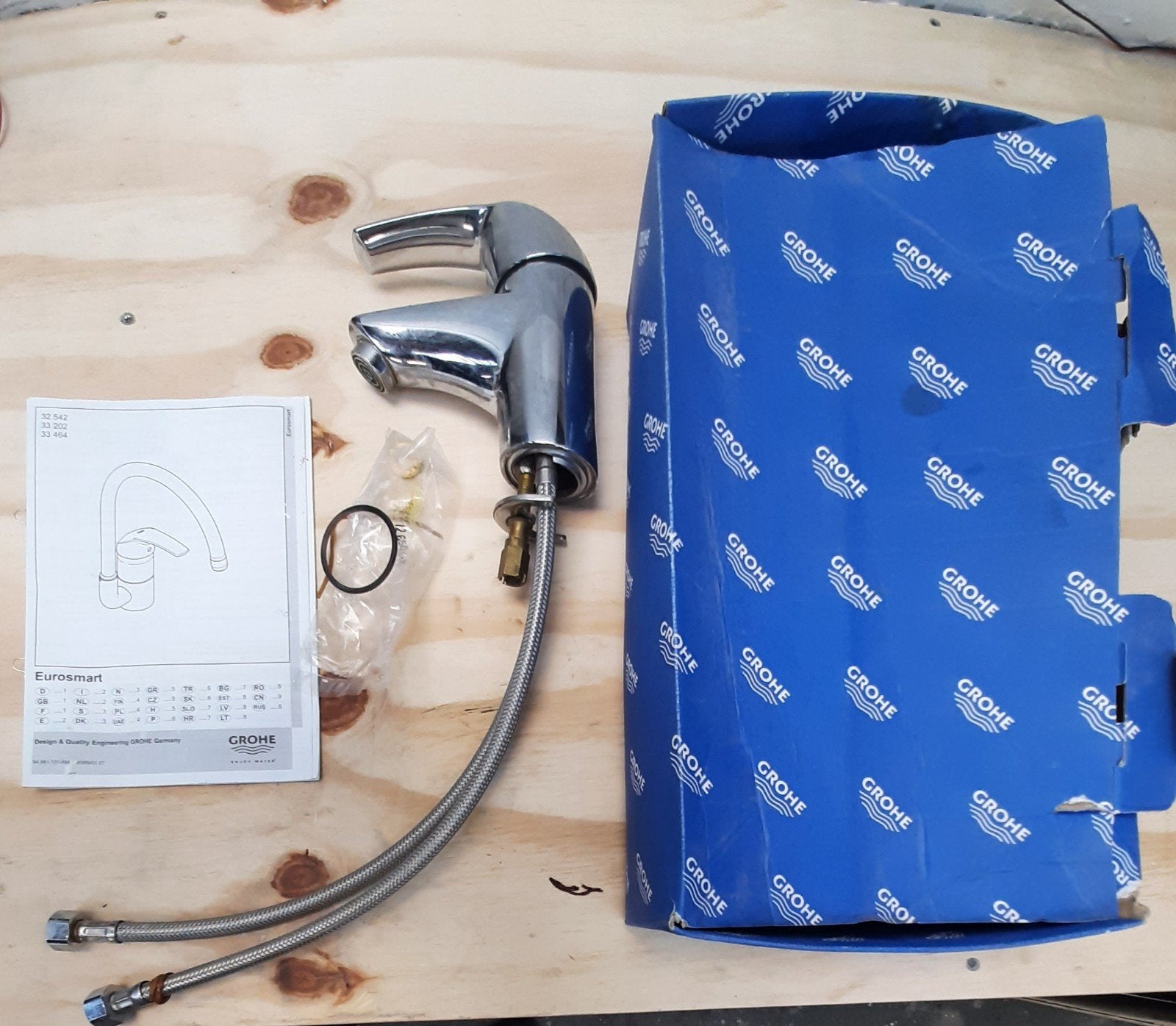 Grohe Eurosmart Kraan - Nieuw in doos, Doe-het-zelf en Verbouw, Sanitair, Ophalen of Verzenden, Nieuw, Chroom, Kraan