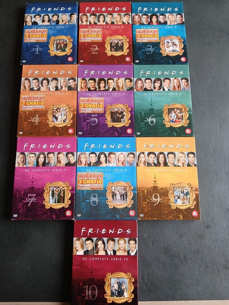 Complete serie friends, Alle leeftijden, Ophalen of Verzenden, Zo goed als nieuw, Komedie