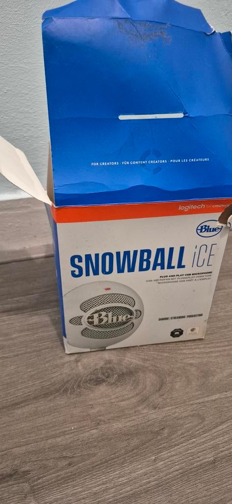 Blue Microphone Snowball ICE - USB Microfoon, Ophalen, Zo goed als nieuw, Studiomicrofoon