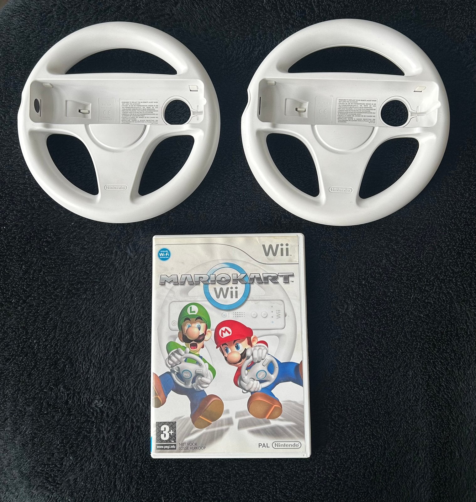 Nintendo Wii Mario Kart Met Wii Wheels, Spelcomputers en Games, Racen en Vliegen, Ophalen of Verzenden, Zo goed als nieuw, 3 spelers of meer