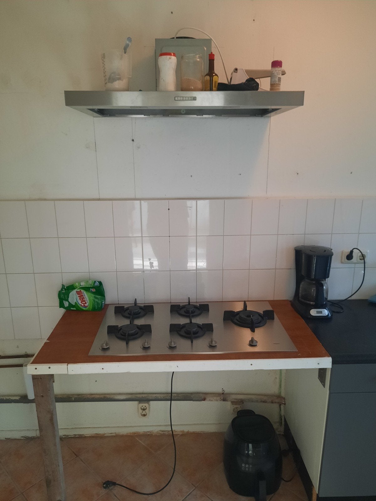 Pelgrim RVS Kookplaat & Siemens Afzuigkap Set (Nieuwstaat), Ophalen, Onderbouw afzuigkap, Nieuw, Inbouw