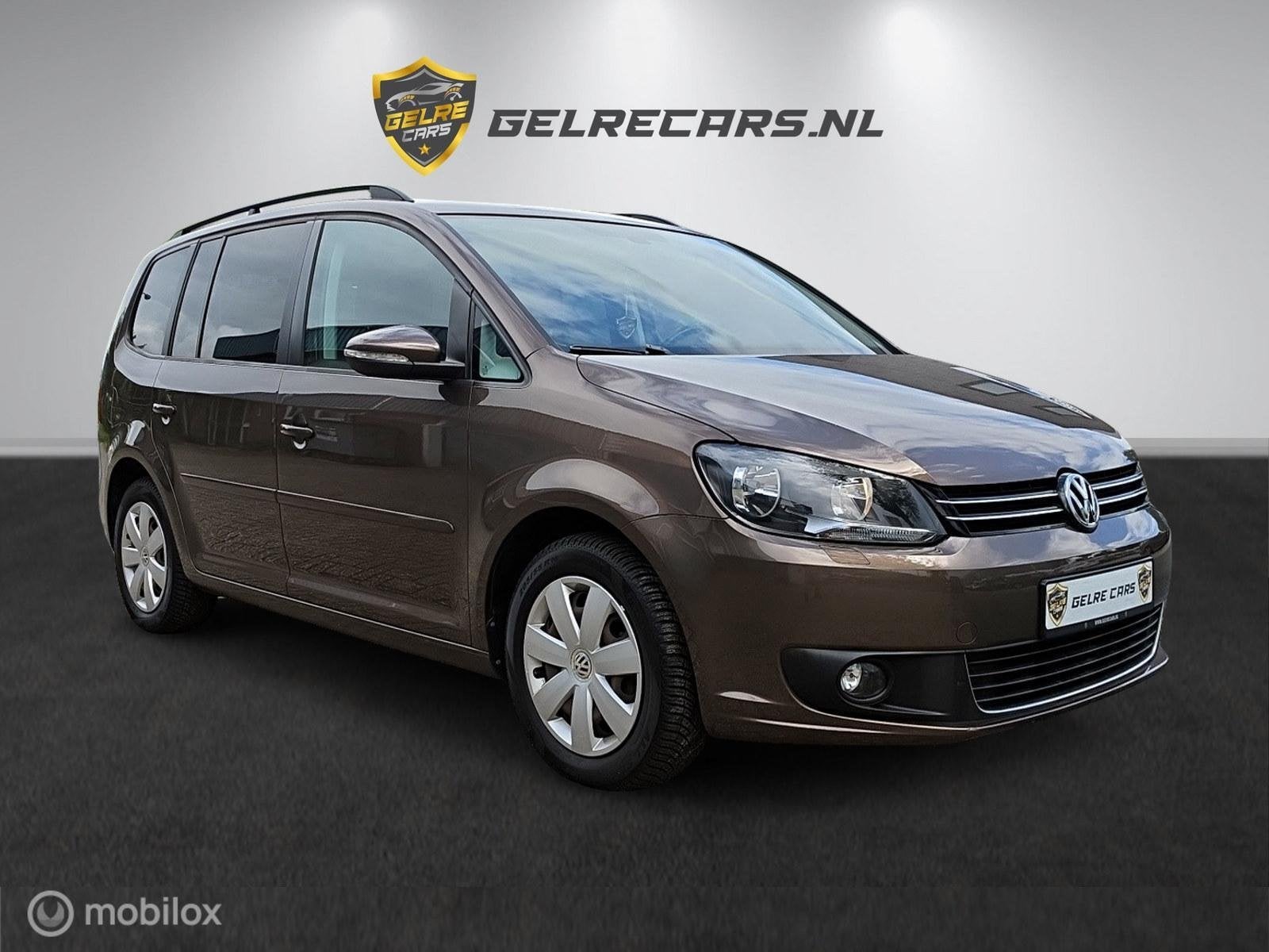 Volkswagen Touran 1.4 TSI Edition 7 persoons TOPSTAAT, Auto's, Voorwielaandrijving, Zwart, 4 cilinders, Bruin