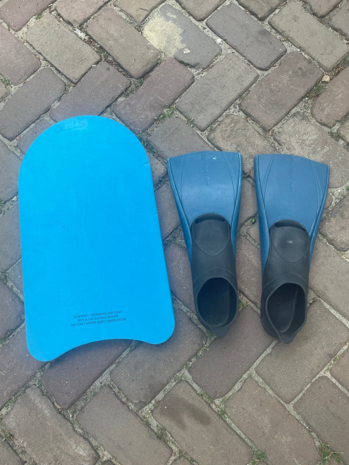 Zwemplank en zwemvliezen set 38-39, Ophalen of Verzenden, Zo goed als nieuw