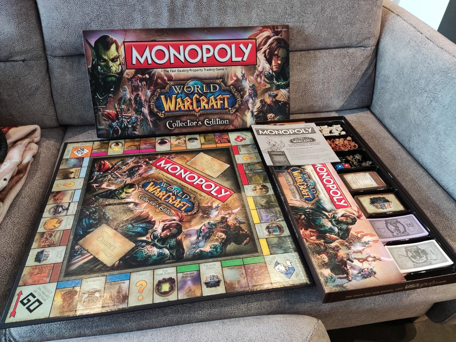 Monopoly: World of Warcraft collectors edition, Hobby en Vrije tijd, Gezelschapsspellen | Bordspellen, Vijf spelers of meer, Ophalen of Verzenden