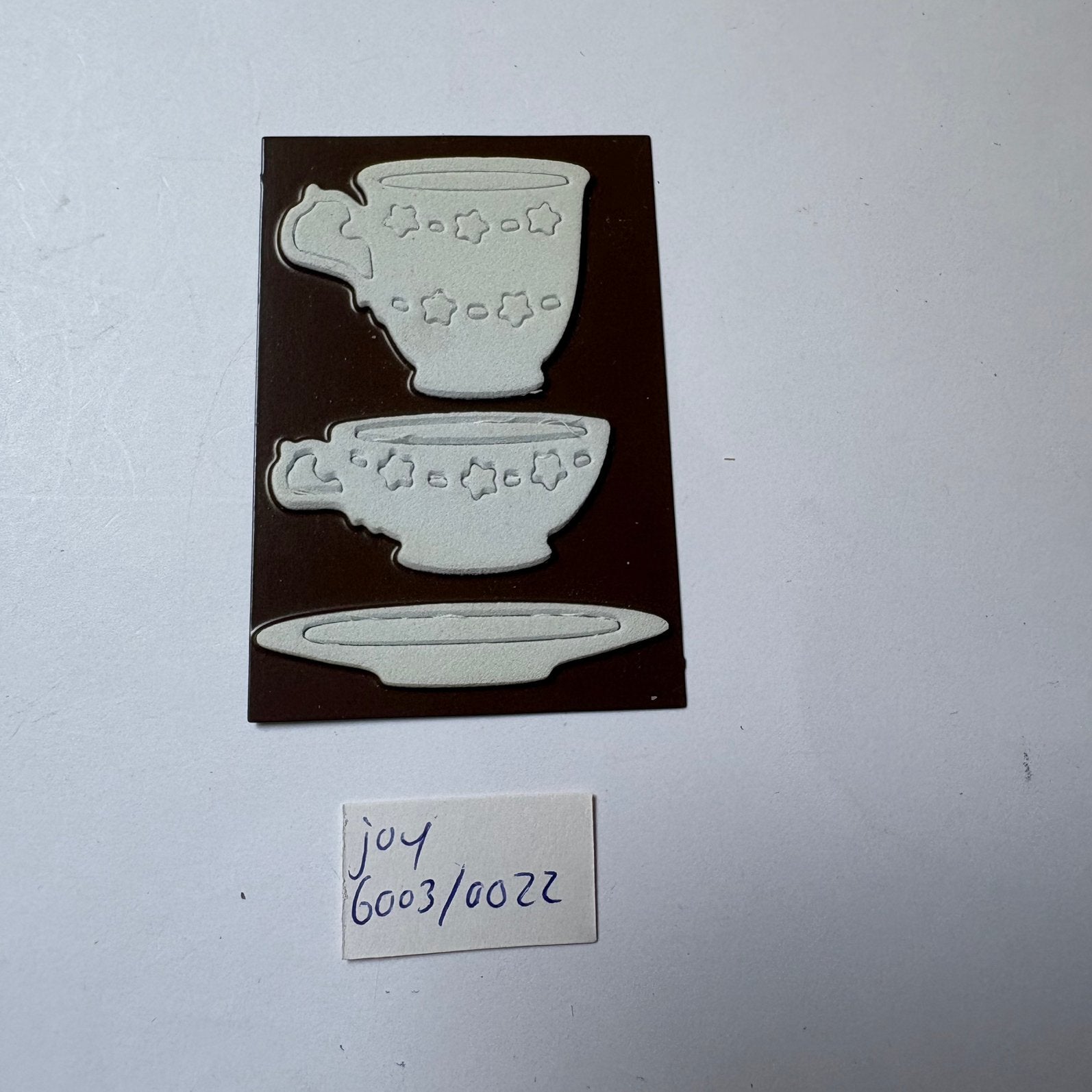 Snijmal joy 6003/0022 kop en schotel, Ophalen of Verzenden, Zo goed als nieuw, Overige thema's, Pons of Mal