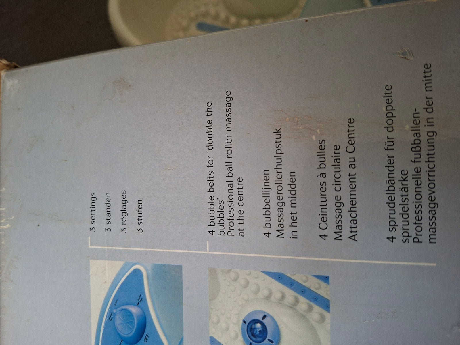 Voetenbubbelbad met massagefunctie en 3 standen, Ophalen of Verzenden