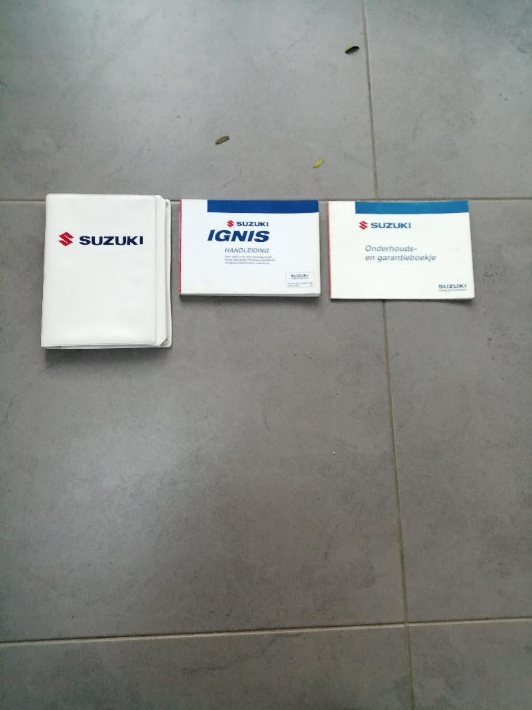 Compleet mapje boekjes SUZUKI IGNIS   2000/2008, Auto diversen, Ophalen of Verzenden