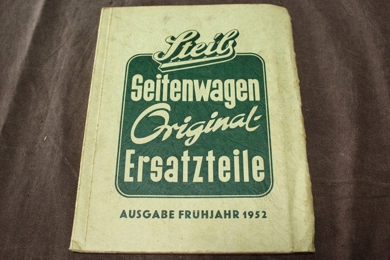 Steib Seitenwagen 1952 ersatzteil katalog LS200 S350 S500, Ophalen of Verzenden, Overige merken