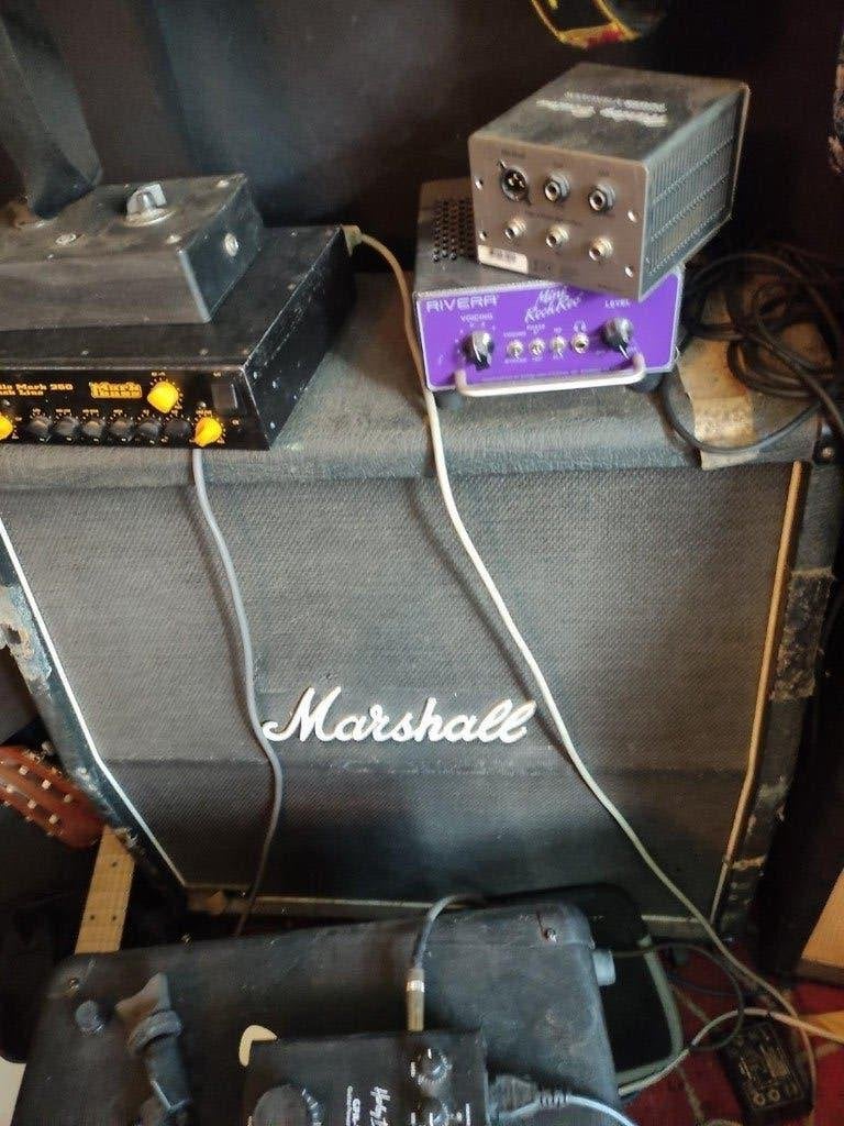 Marshall 1960A 4x12 cabinet unloaded, Gebruikt, Inclusief kabels, Overige typen, Minder dan 60 watt