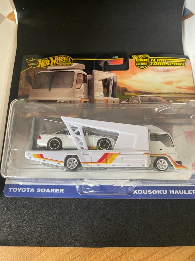 Hot wheels toyota soarer team transport, Hobby en Vrije tijd, Modelauto's | Overige schalen, Mattel, Mattel, Nieuw, Ophalen of Verzenden