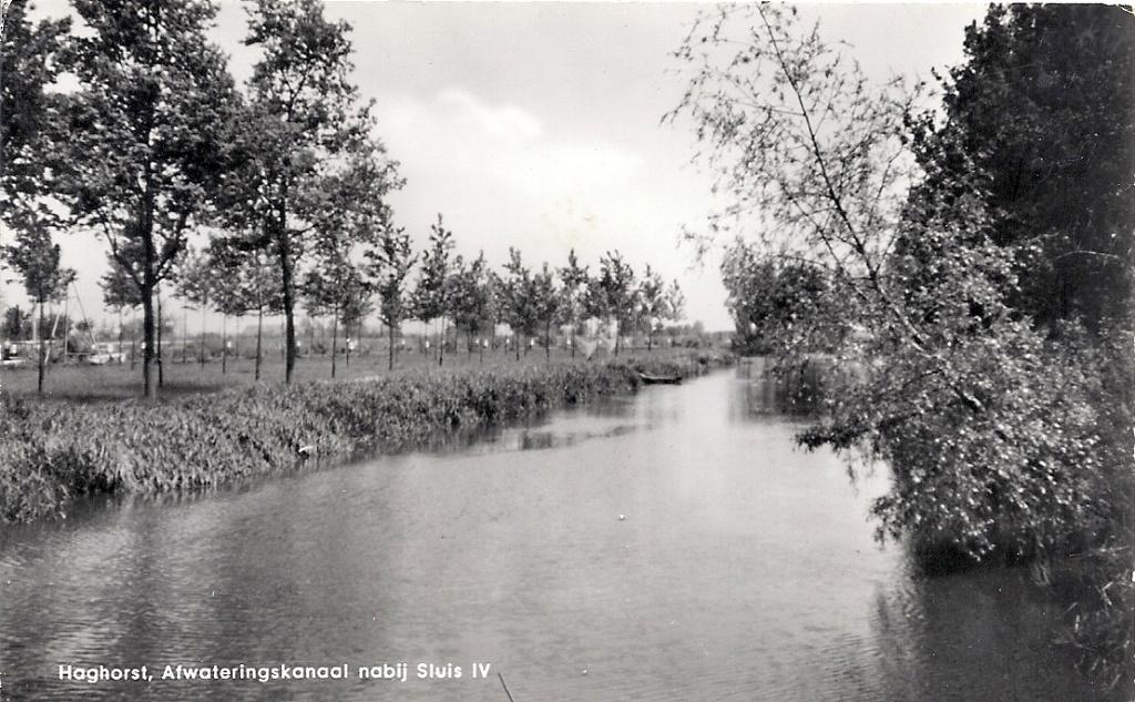 Haghorst Afwateringskanaal nabij sluis, Verzenden, 1960 tot 1980, Ongelopen, Noord-Brabant