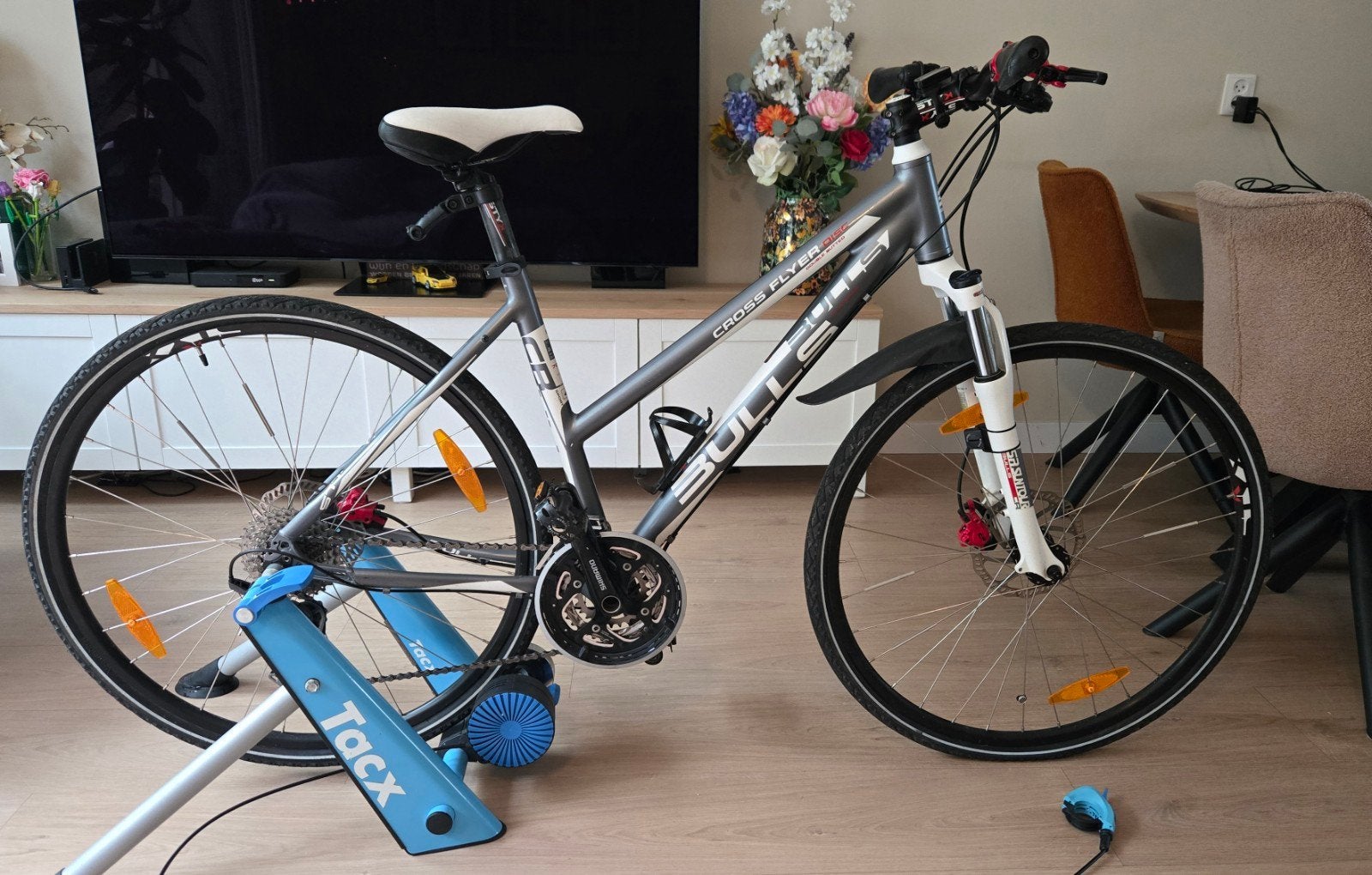 Bulls Cross Flyer Disc Double Butted (dames fiets), Hardtail, 45 tot 49 cm, Zo goed als nieuw, Dames