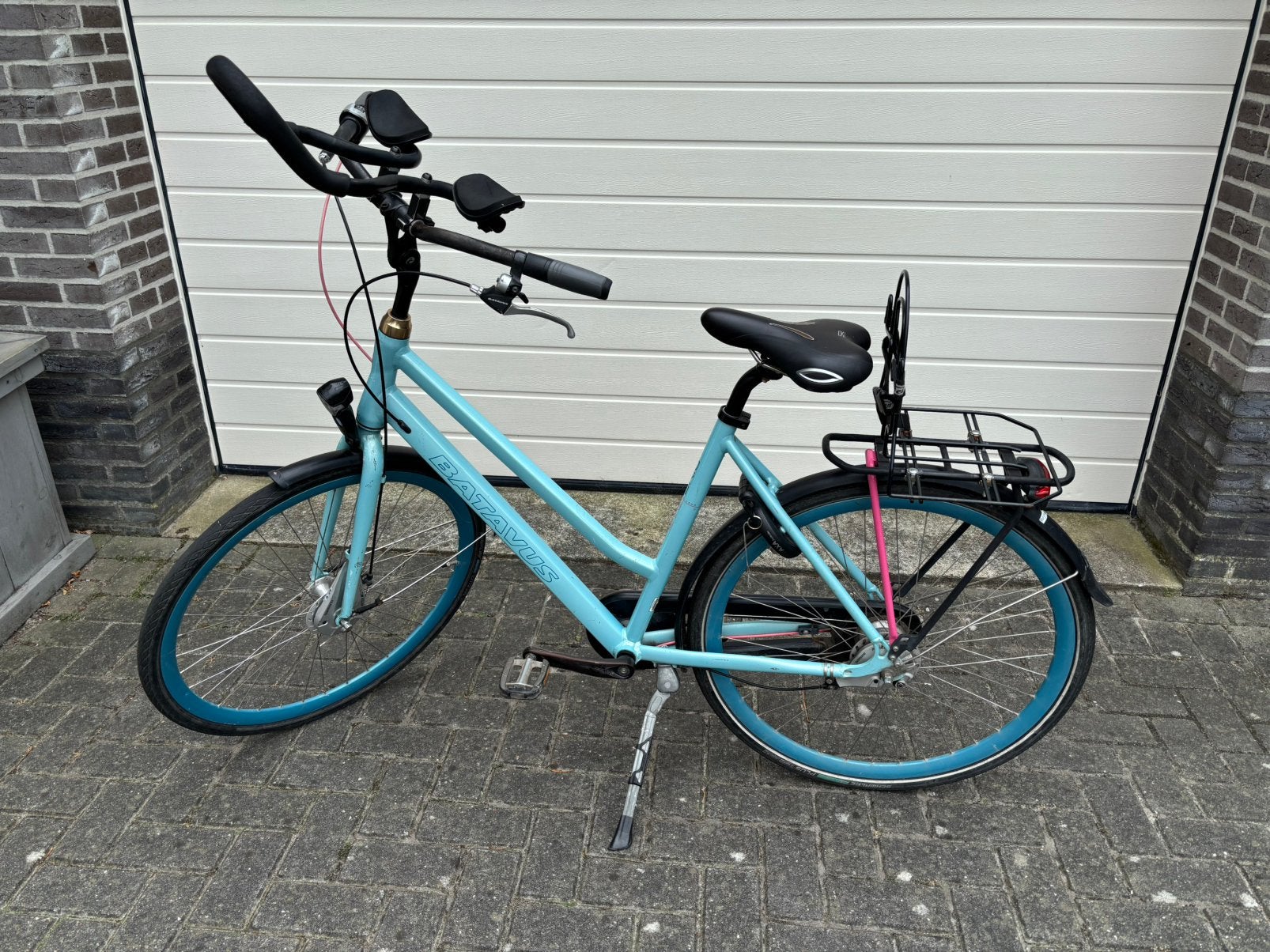 Meisjesfiets Batavus Dinsdag 7 versnellingen 53 cm, Ophalen, Gebruikt, 26 inch of meer, Versnellingen