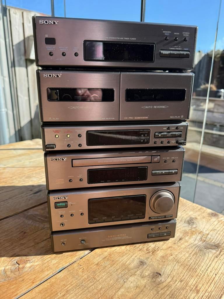 Sony stereo set te koop, Audio, Tv en Foto, Stereo-sets, Gebruikt, Tuner of Radio, Sony, Losse componenten