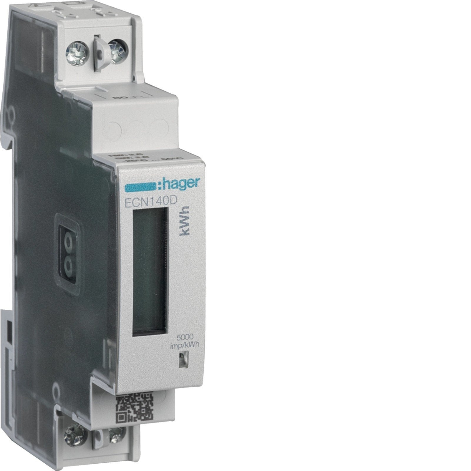 Hager ECN140D energie meter 1f +n 40A, Ophalen of Verzenden, Nieuw, Hager, Overige typen
